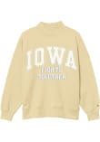 Main image for Womens Iowa Hawkeyes Yellow League Iowa Wave Crew Sweatshirt