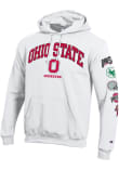 Main image for Mens Ohio State Buckeyes White Champion Evolution Hooded Sweatshirt