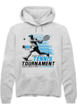 Main image for Mens Big Ten White Rally 2025 Mens Tennis Tournament Hooded Sweatshirt