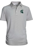 Main image for Youth Charcoal Michigan State Spartans Carson Short Sleeve Polo Shirt