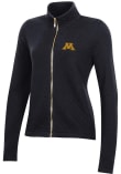 Main image for Womens Minnesota Golden Gophers Black Gear for Sports Relaxed Quilted Long Sleeve Full Zip Jacket