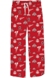 Main image for Youth Ohio State Buckeyes Red Vive La Fete Impressions Loungewear Sleep Pants