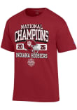 Main image for Indiana Hoosiers Red Champion 2025 CFP National Champions Short Sleeve T Shirt