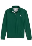 Main image for Mens Michigan State Spartans Green Johnnie O Motion Vault Qtr Zip Pullover