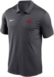 Main image for Nike Arkansas Razorbacks Mens Anthracite Primary Logo Victory Short Sleeve Polo