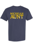 Main image for Michigan Wolverines Navy Blue Summit Sportswear Floral Aunt Short Sleeve T-Shirt