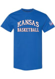 Main image for Summit Sportswear Kansas Jayhawks Blue Allen Fieldhouse 1000th Game Short Sleeve Fashion T Shirt