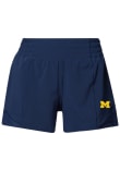Main image for Womens Michigan Wolverines Navy Blue lululemon Hotty Hot 4" Shorts