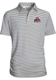 Main image for Youth Charcoal Ohio State Buckeyes Carson Short Sleeve Polo Shirt