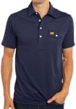 Main image for Mens Navy Blue Michigan Wolverines Coaches Short Sleeve Fashion Polo