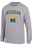 Main image for Mens Michigan Wolverines Grey Champion Class of 2028 Jersey Tee