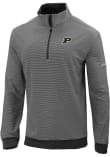 Main image for Mens Purdue Boilermakers Black Columbia Heat Seal Omni Wick Even Lie Qtr Zip Pullover