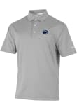 Main image for Mens Penn State Nittany Lions Grey Columbia Sand Tee Short Sleeve Polo Shirt