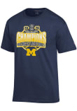 Main image for Michigan Wolverines Navy Blue Champion 2026 Men's Basketball National Champions Short Sleeve T Shi..