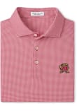 Main image for Mens Maryland Terrapins Red Peter Millar Border Short Sleeve Fashion Polo