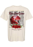 Main image for Indiana Hoosiers Ivory Something Inked 2026 Rose Bowl Game Helmet Short Sleeve T Shirt