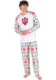Main image for Mens Indiana Hoosiers White Concepts Sport Holiday Tidings Loungewear Sleep Pants