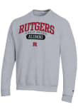 Main image for Mens Rutgers Scarlet Knights Grey Champion Alumni Pill Powerblend Crew Sweatshirt