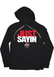 Main image for Julian Sayin BreakingT Mens Black Ohio State Buckeyes Football Just Sayin Player Hood