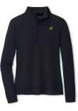 Main image for Womens Iowa Hawkeyes Black Peter Millar Perth Qtr Zip Elevated