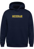 Main image for Mens Michigan Wolverines Navy Blue lululemon Steady State Hoodie Hooded Sweatshirt