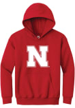 Main image for Mens Nebraska Cornhuskers Black Summit Sportswear Arch Primary Logo Hooded Sweatshirt