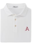Main image for Peter Millar Arkansas Razorbacks Mens White Solid Performance Short Sleeve Fashion Polo
