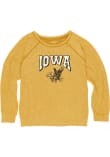 Main image for Womens Gold Iowa Hawkeyes Hacci Crew Sweatshirt
