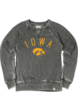 Main image for Womens Iowa Hawkeyes Black Blue 84 Burnout Crew Sweatshirt
