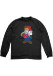Main image for Mens Nebraska Cornhuskers Black Blue 84 Vintage Logo Crew Sweatshirt