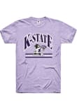 Main image for Lavender K-State Wildcats Triblend Short Sleeve Fashion T Shirt