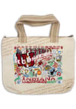 Main image for Indiana Hoosiers  14x18 Canvas Tote Bag - White