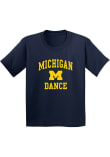 Main image for Youth Navy Blue Michigan Wolverines Arch Logo Dance Team Short Sleeve T-Shirt