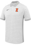 Main image for Mens Illinois Fighting Illini White Nike Victory Stripe Short Sleeve Polo Shirt
