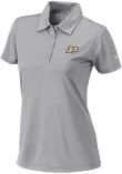 Main image for Womens Purdue Boilermakers Grey Columbia Heat Seal Birdie Short Sleeve Polo Shirt