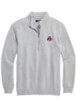 Main image for Mens Ohio State Buckeyes Grey Vineyard Vines Shep Shirt Qtr Zip Pullover