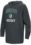 Main image for Youth Michigan State Spartans Black Colosseum Hockey No 1 Long Sleeve Hooded Sweatshirt