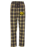 Main image for Womens Black Iowa Hawkeyes Haley Flannel Loungewear Sleep Pants