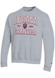 Main image for Mens Indiana Hoosiers Grey Champion Est. Date Grandpa Powerblend Crew Sweatshirt