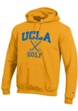 Main image for Mens UCLA Bruins Gold Champion Golf Icon Powerblend Hooded Sweatshirt