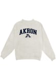Main image for Womens Akron Zips Oatmeal Blue 84 Mock Neck Crew Sweatshirt