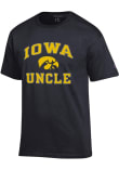 Main image for Iowa Hawkeyes Black Champion Number One Uncle Short Sleeve T Shirt