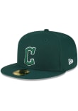 Cleveland Guardians Mens Basic 59FIFTY GREEN New Era Fitted Hat