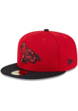 Cincinnati Reds Mens 2025 Clubhouse Modern Crown 59FIFTY Red New