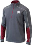 Main image for Mens Indiana Hoosiers Red Columbia Heat Seal Omni Wick Shotgun 2.0 Qtr Zip Pullover