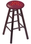 Main image for Brown Minnesota Golden Gophers Round Cushion Oak Pub Stool