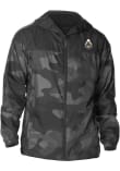 Main image for Mens Purdue Boilermakers Black Columbia Heat Seal Camo Flash Challenger Light Weight Jacket