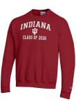 Main image for Mens Indiana Hoosiers Crimson Champion Font Class of 2026 Powerblend Crew Sweatshirt
