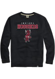 Main image for Mens Indiana Hoosiers Black Rally Triblend Flat Mascot Fashion Sweatshirt
