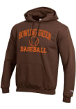 Main image for Mens Bowling Green Falcons Brown Champion Baseball Icon Powerblend Hooded Sweatshirt